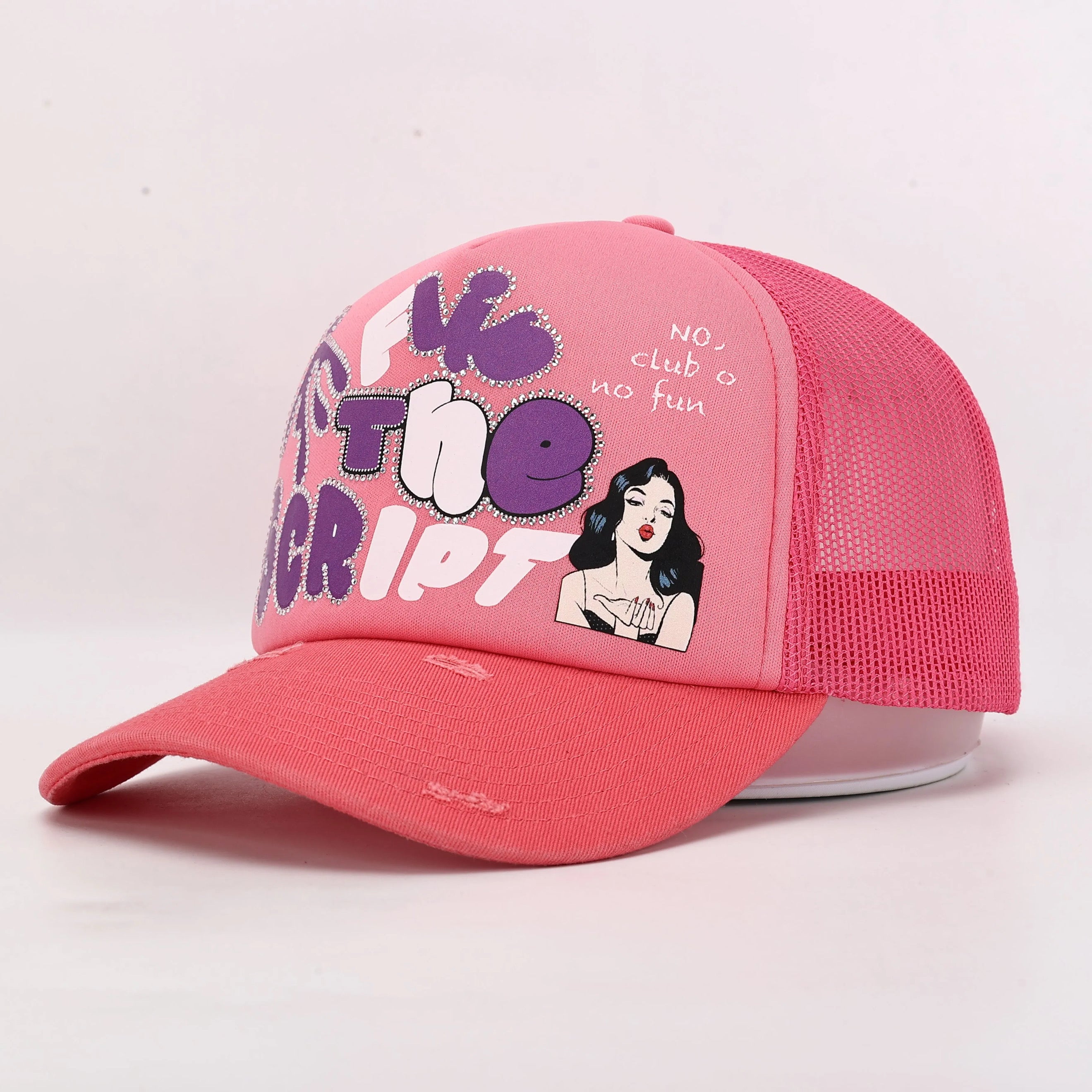 NOSREDNA - FTS PINK TRUCKER HAT (PRE-ORDER)