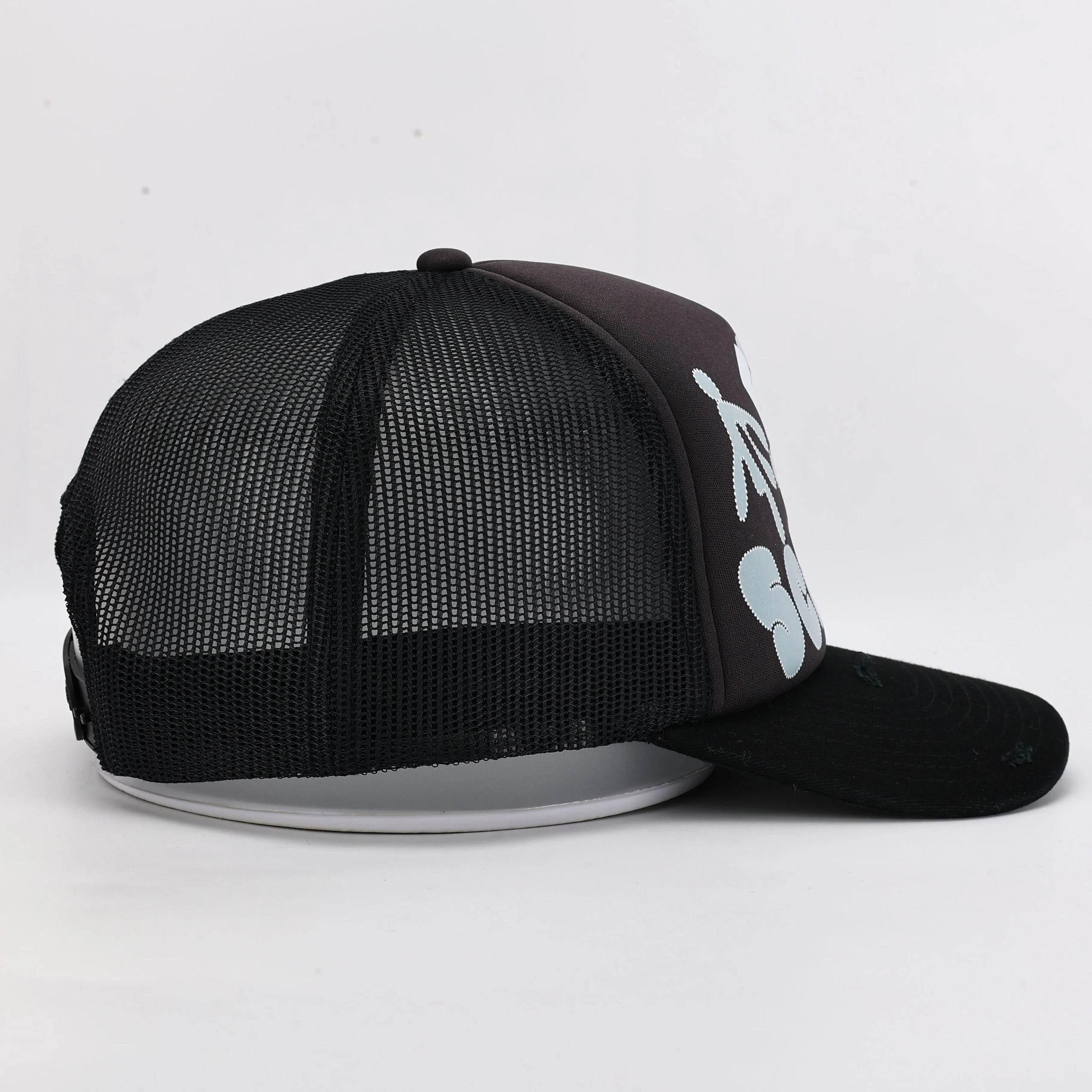 NOSREDNA - FTS BLACK TRUCKER HAT (PRE-ORDER)