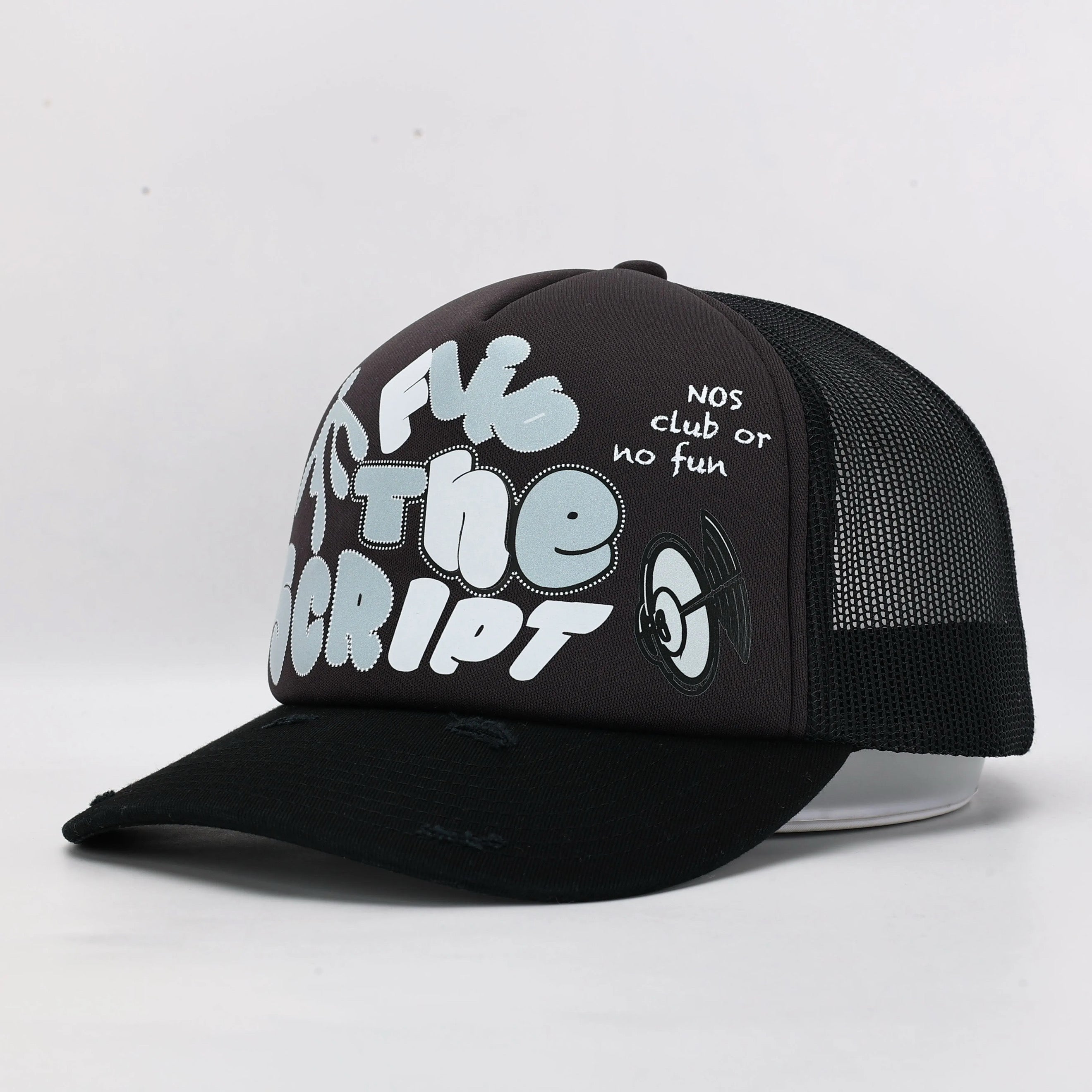 NOSREDNA - FTS BLACK TRUCKER HAT (PRE-ORDER)
